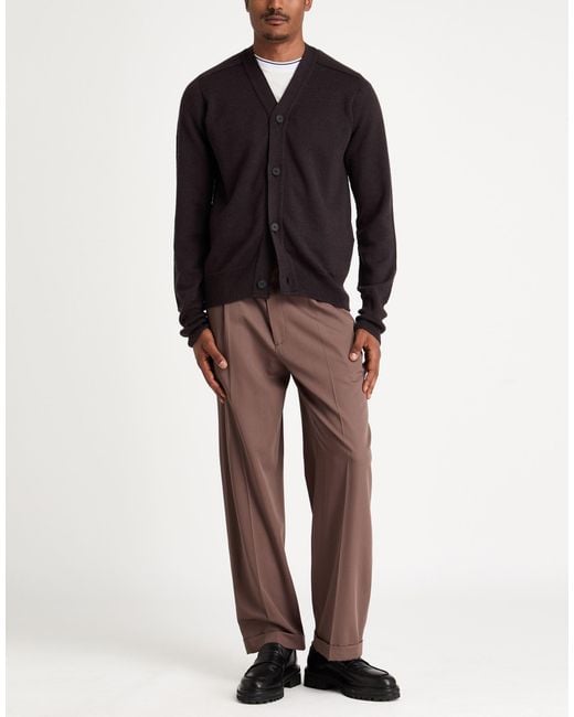 Studio Nicholson Black Cardigan Merino Wool for men