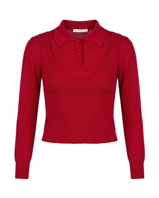 Pullover Patrizia Pepe de color Red