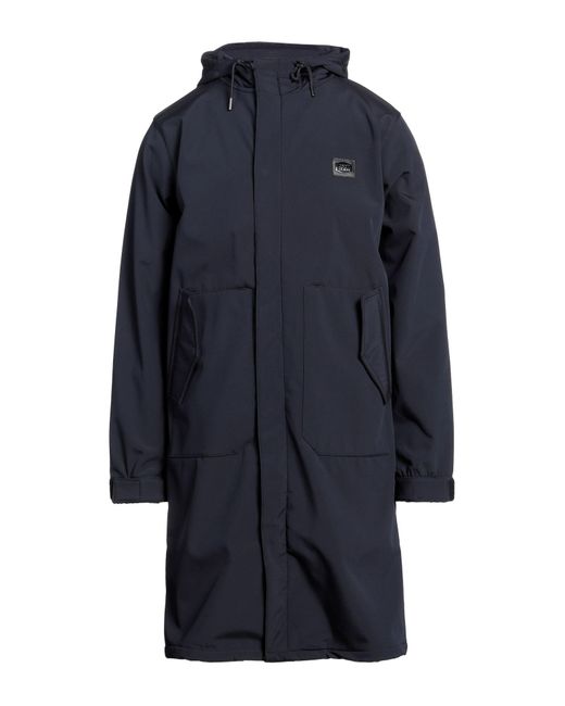 Class Roberto Cavalli Blue Overcoat & Trench Coat for men