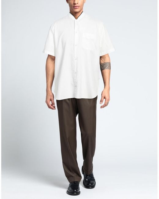 Camisa Hand Picked de hombre de color White