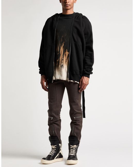 Rick Owens Black Sweatshirt for men
