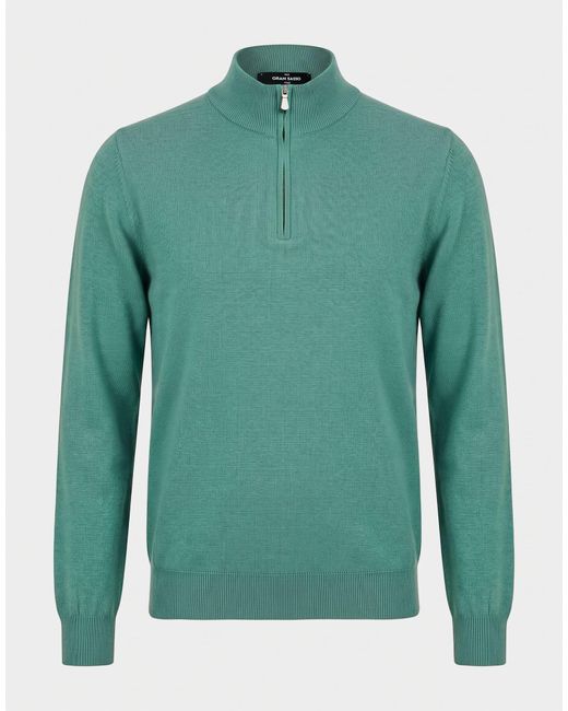 Gran Sasso Green Turtleneck Cashmere for men