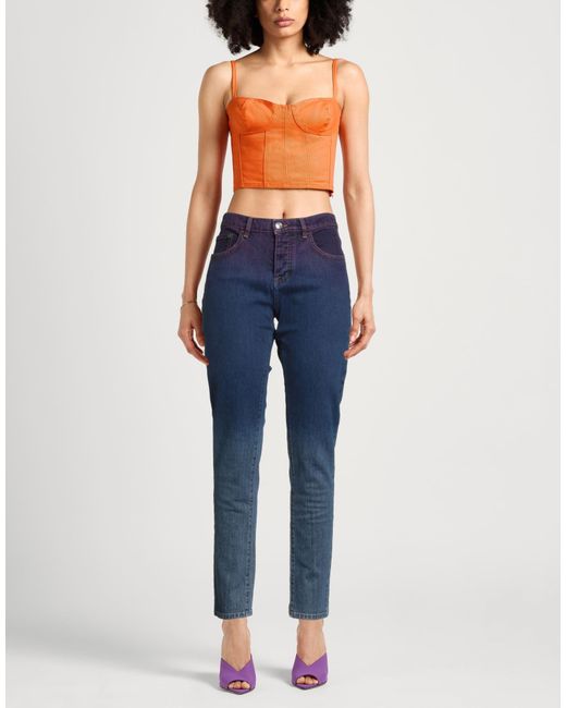 Iceberg Blue Jeans Cotton, Polyester, Elastane