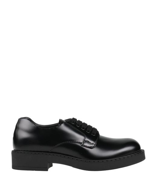 Prada Black Lace-up Shoes for men