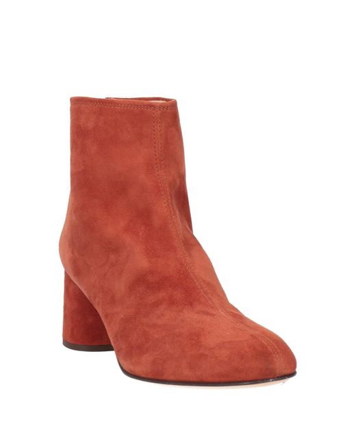 Agl Attilio Giusti Leombruni Red Ankle Boots
