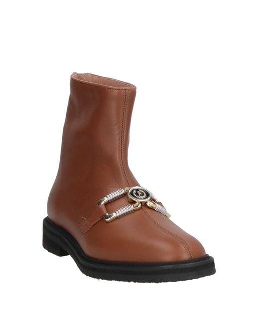 Pollini Brown Ankle Boots