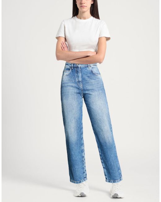 Twinset Blue Jeans Cotton