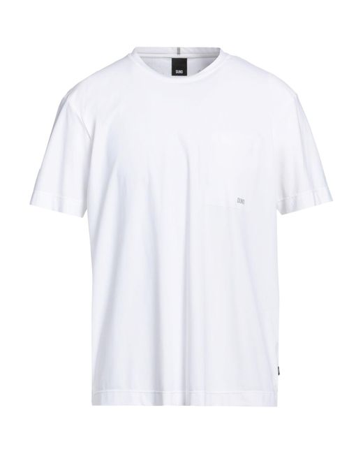 DUNO White T-Shirt Polyamide, Elastane for men