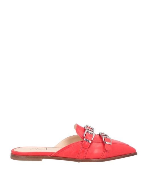 Agl Attilio Giusti Leombruni Pink Mules & Clogs Leather