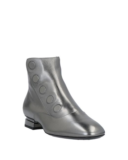 Tod's Gray Ankle Boots