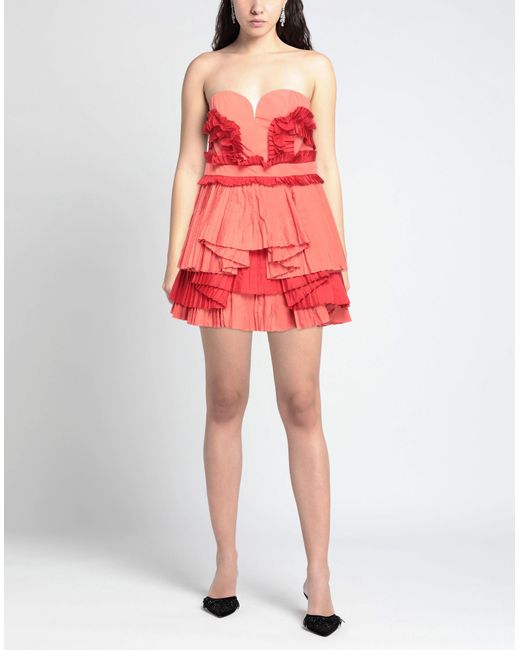 MATILDE COUTURE Red Mini Dress
