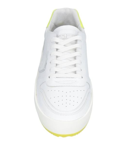 Philippe Model White Sneakers Leather for men