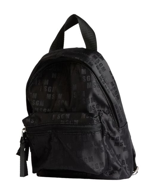MSGM Black Rucksack