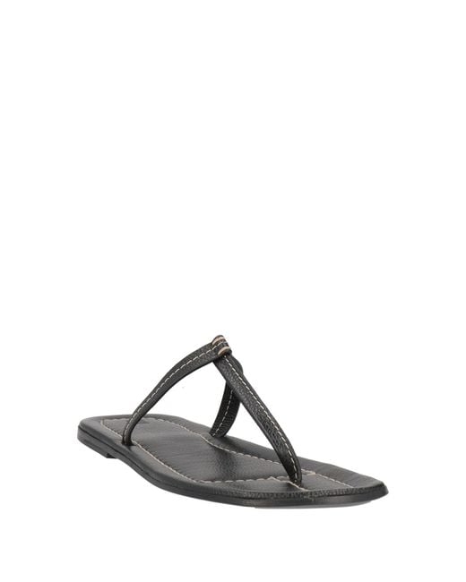 Totême  Brown Thong Sandal