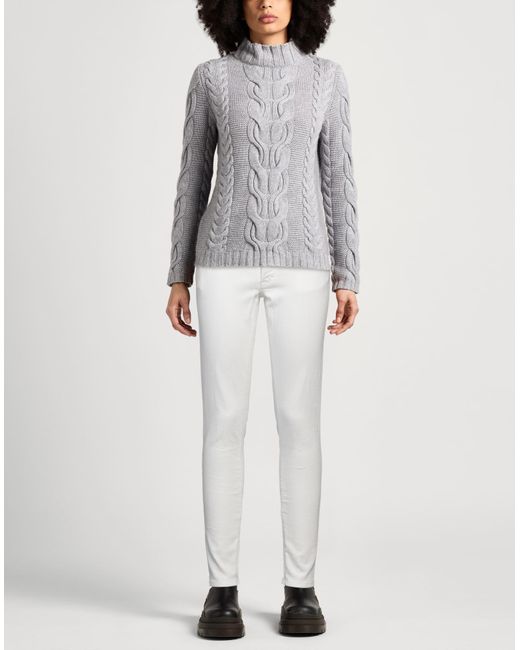 DSquared² White Jeans Cotton, Elastomultiester, Elastane