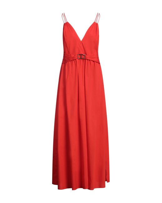 Twinset Red Maxi Dress