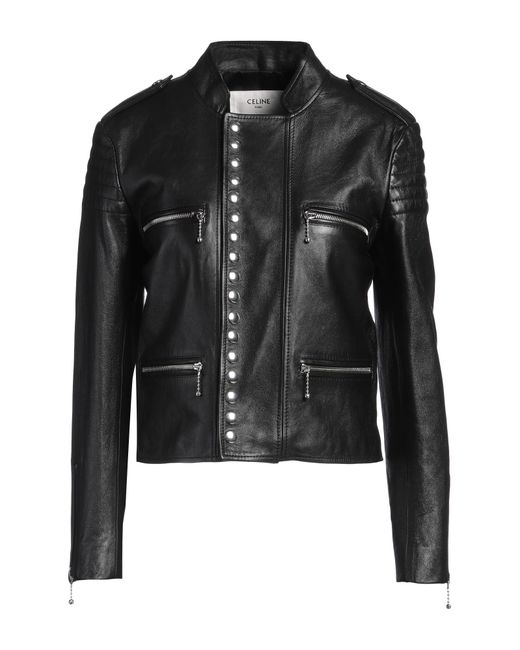 Céline Black Jacket Lambskin