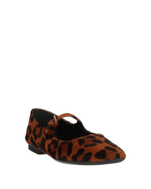 A.Bocca Brown Ballet Flats