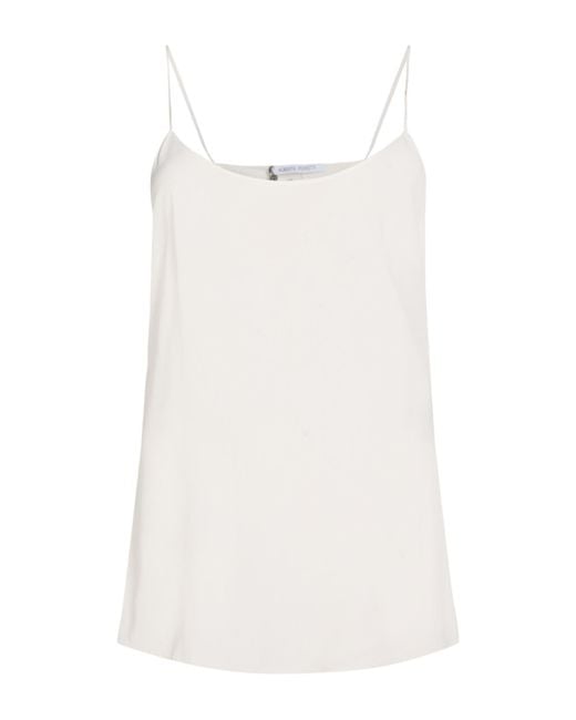 Alberta Ferretti White Top Acetate, Silk, Elastane