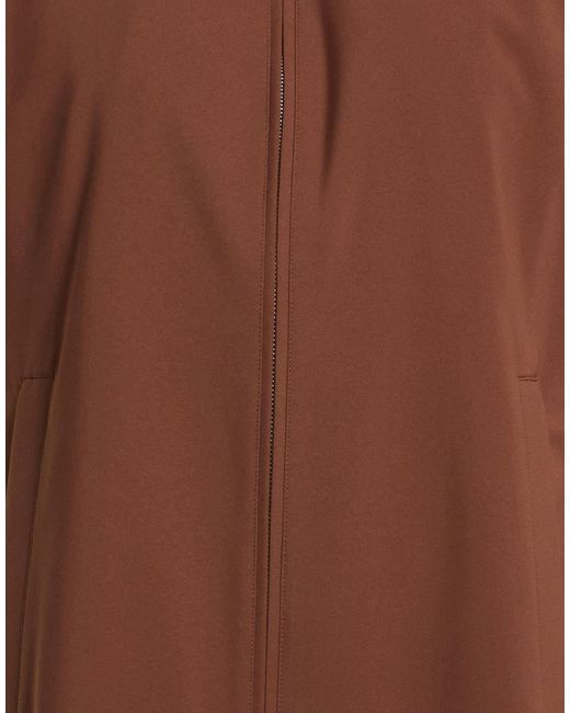 Montecore Brown Vest Polyester, Elastane for men
