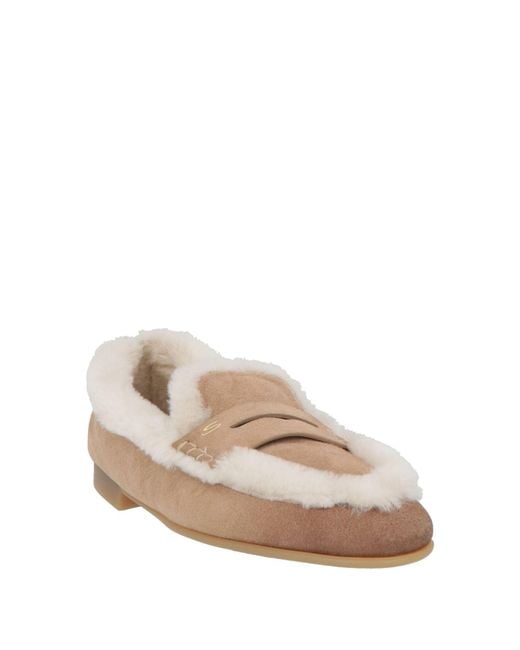 Santoni Natural Mokassin