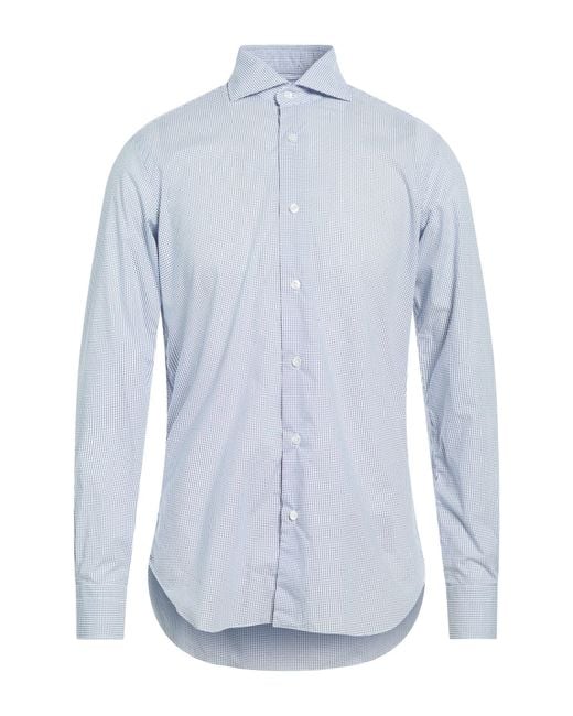 Barba Napoli Blue Shirt for men
