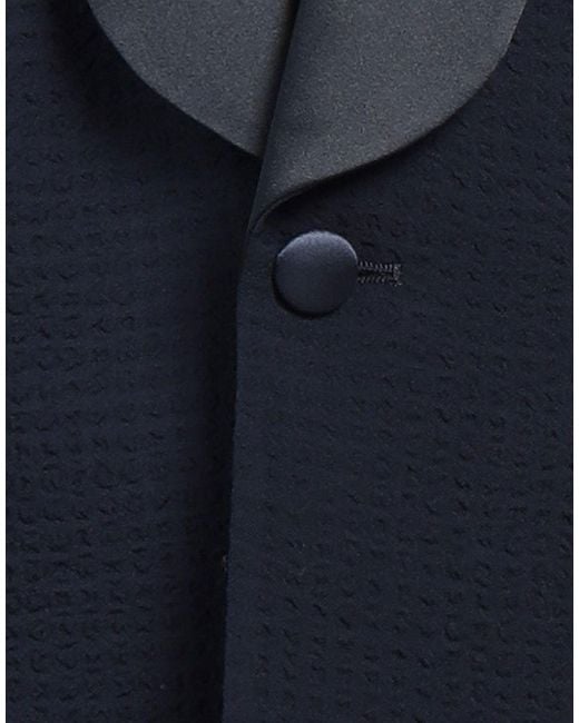 Patrizia Pepe Blue Blazer Wool, Elastane for men