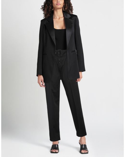 Brand Unique Black Pants Cotton, Elastane
