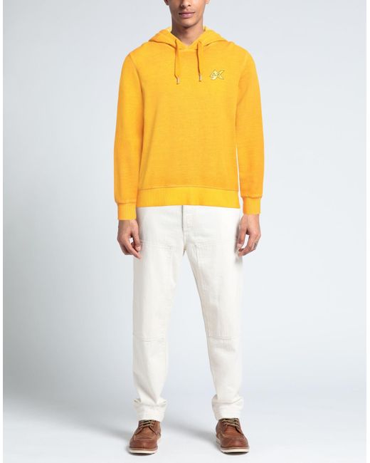 Sun 68 Yellow Sweatshirt for men