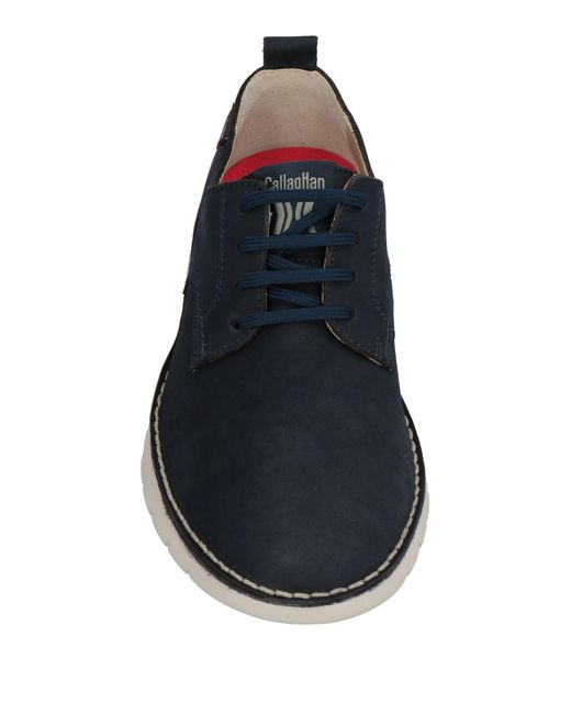 Callaghan Blue Adaptaction Midnight Lace-Up Shoes Leather for men