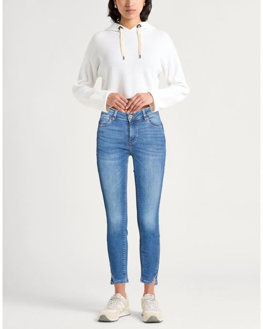 Fracomina Blue Jeans Cotton, Elastomultiester, Elastane