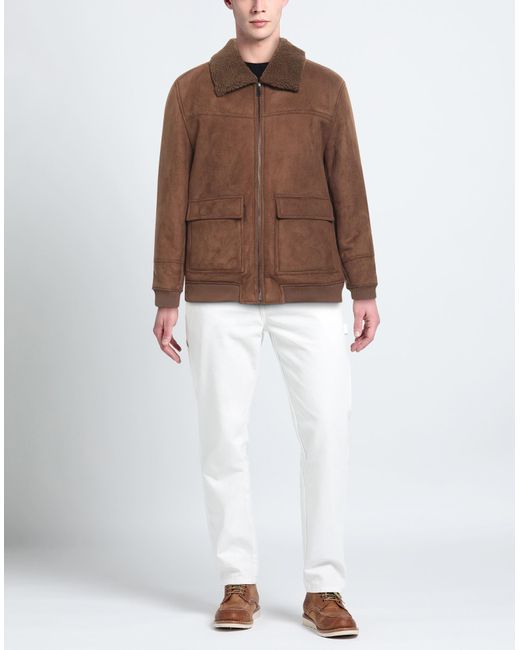 AT.P.CO Brown Shearling & Teddy for men