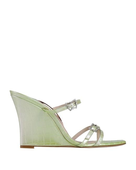 Sophia Webster Green Sandals Leather