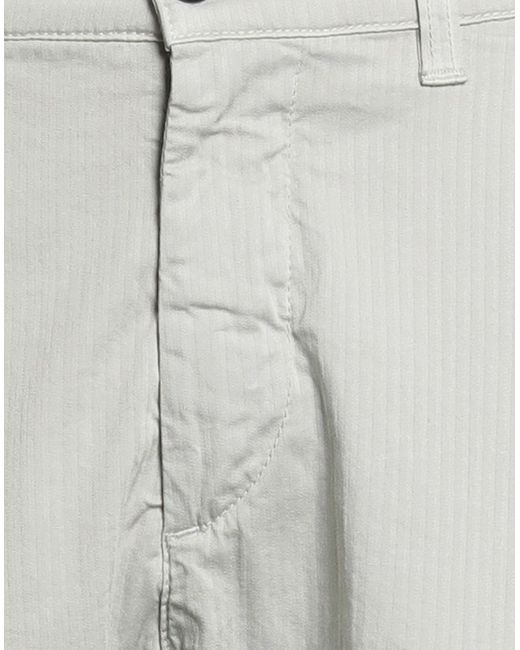 Eleventy Gray Pants Cotton, Elastane for men