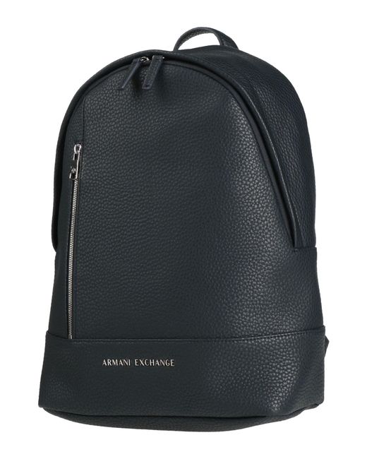 ARMANI EXCHANGE Black Rucksack for men