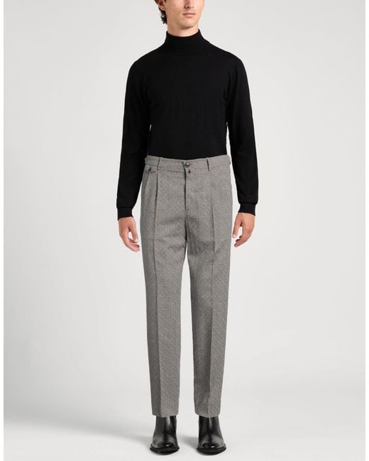 Jacob Cohen Gray Pants Virgin Wool, Polyester for men