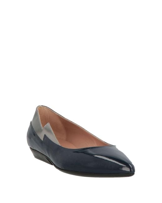 Pollini Blue Ballet Flats