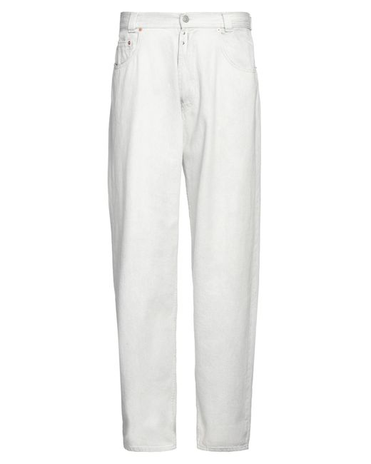 MM6 by Maison Martin Margiela White Jeans for men