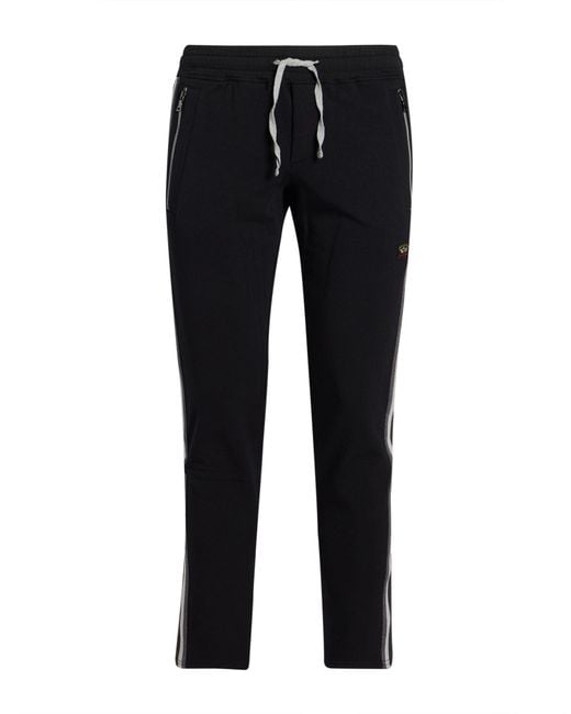 Paul & Shark Black Pants Cotton, Elastane for men