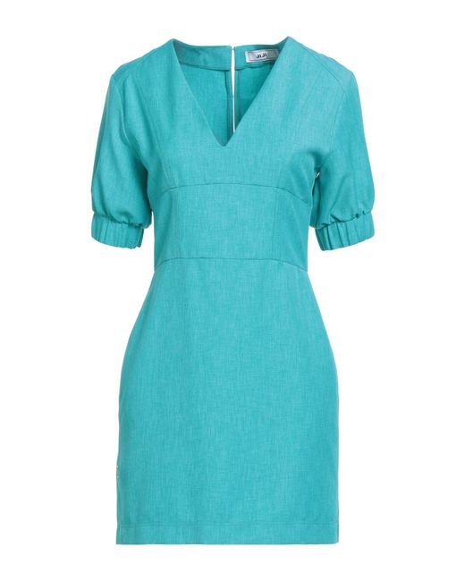 Jijil Blue Mini Dress Polyester