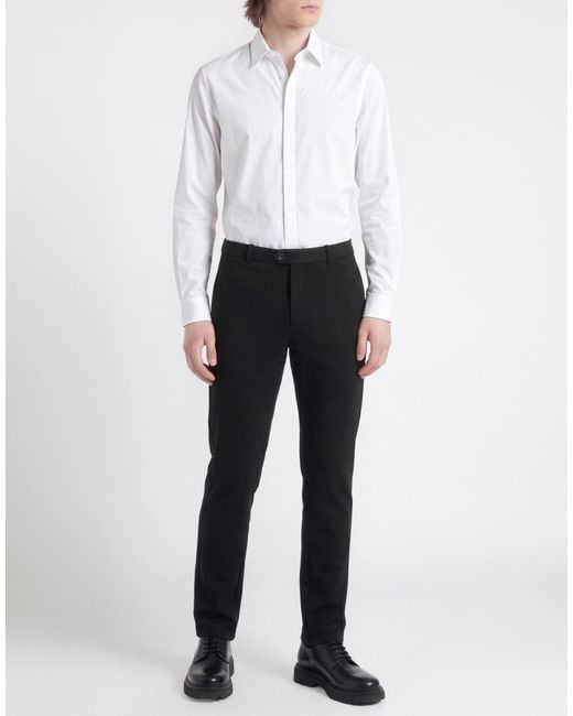 Circolo 1901 Black Pants Cotton, Elastane for men