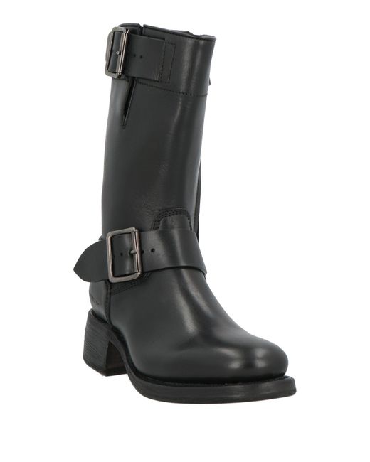 DSquared² Black Ankle Boots Calfskin