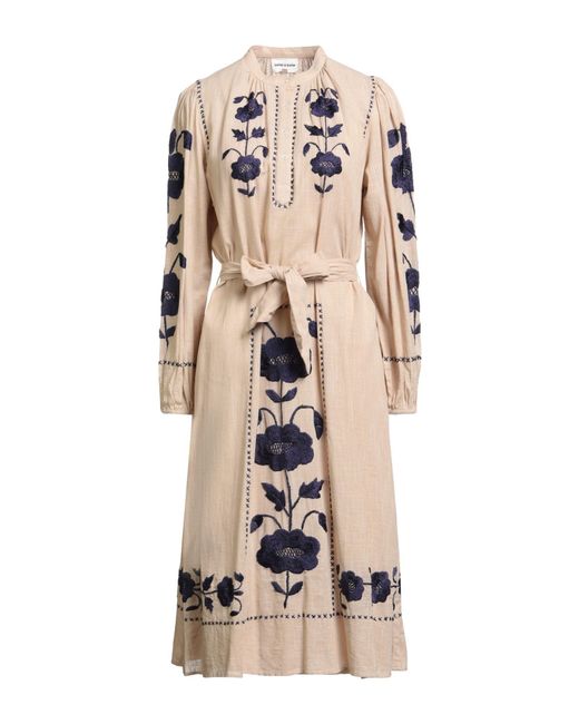 Antik Batik Natural Midi Dress