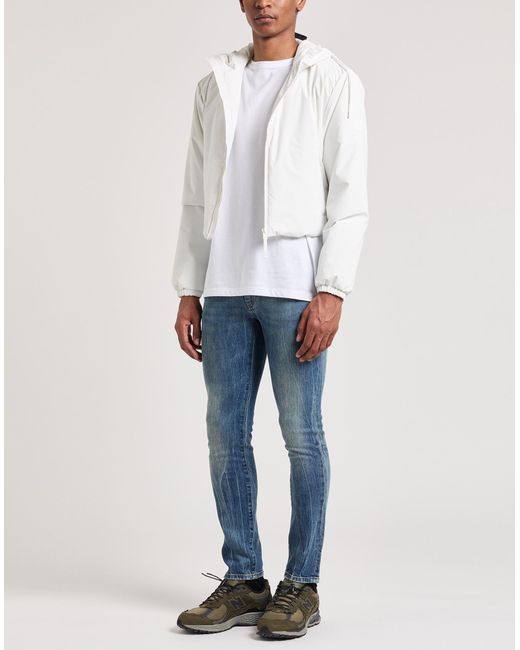 Rains White Jacket for men