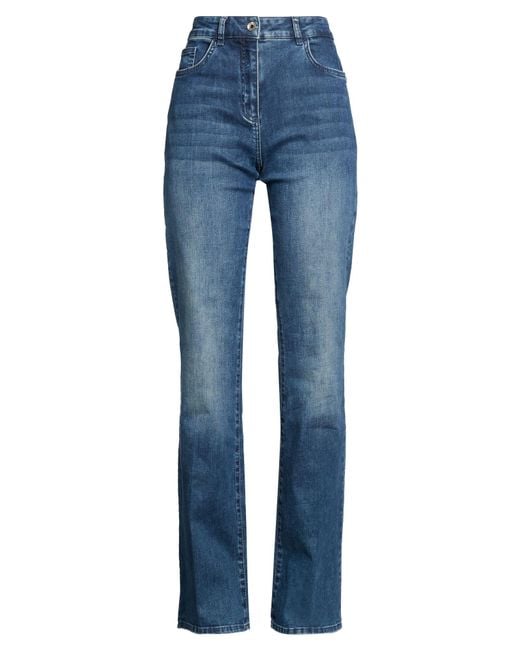 Patrizia Pepe Blue Jeans Cotton, Polyester, Elastane