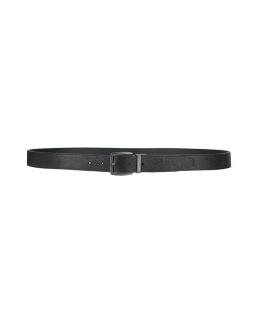 Emporio Armani White Belt Leather for men