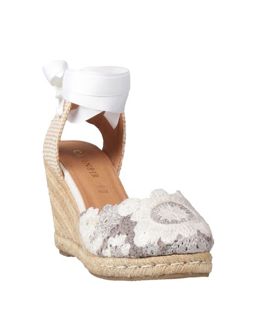 CafeNoir Natural Espadrilles Textile Fibers