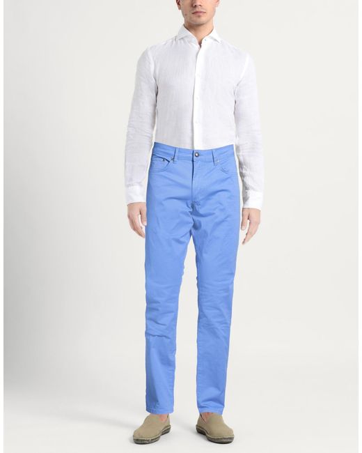 Hackett Blue Pants for men