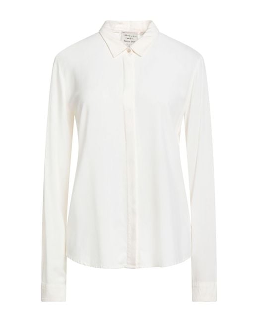 ALESSIA SANTI White Ivory Shirt Viscose