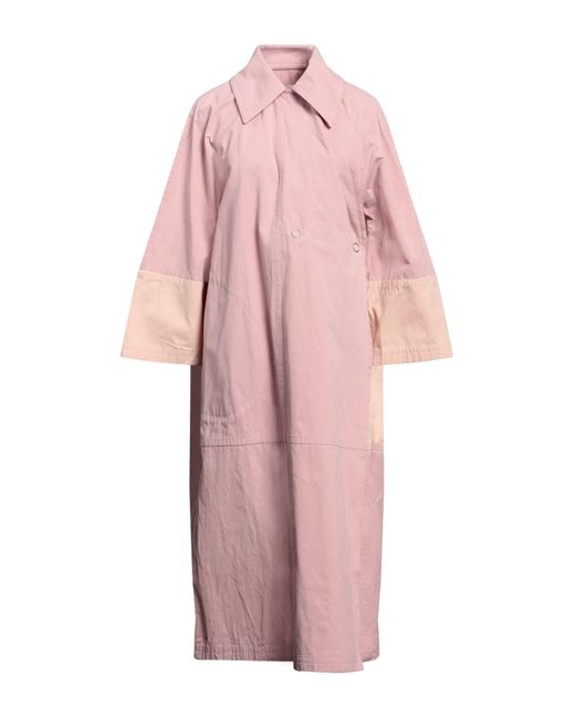 Jil Sander Pink Overcoat & Trench Coat